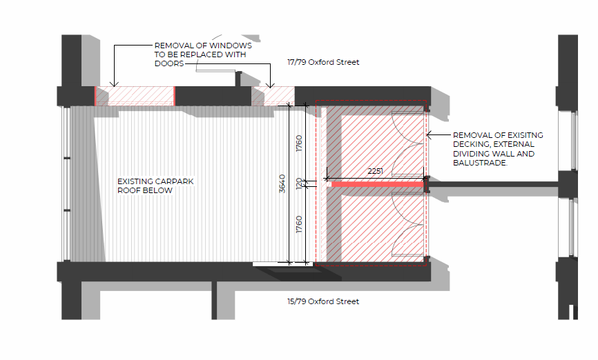 Retaining wall project at 17/79 Oxford Street